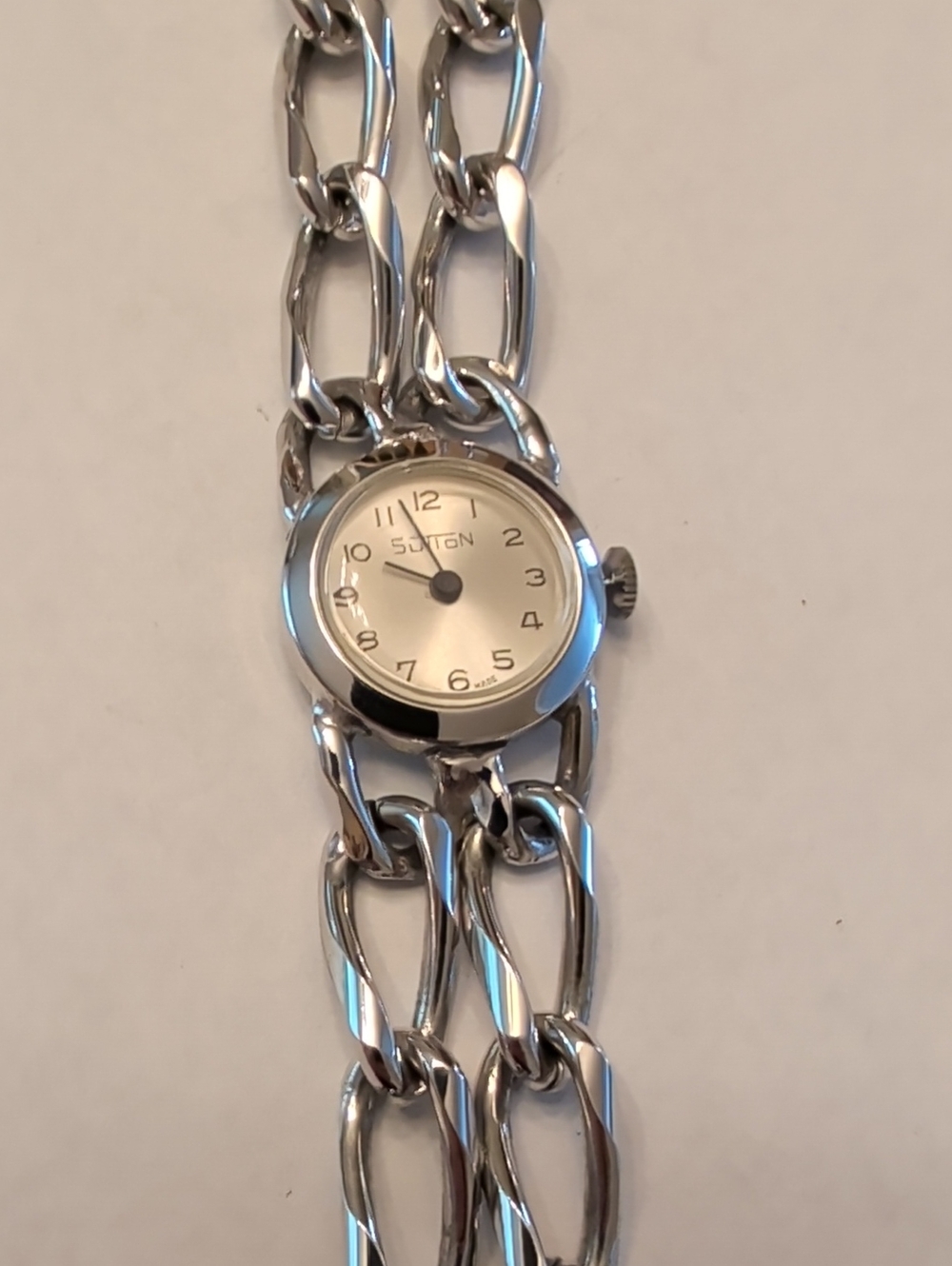 Sutton Chunky Chain-Link Mechanical Watch